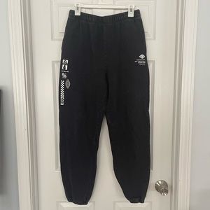 Black Vans sweatpants